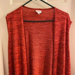 LuLaRoe Sleeveless Joy Cardigan/Duster - XL